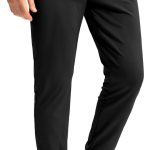 Men's Stretch Golf Joggers with 3 Pockets Slim Fit Sweatpants Work Dress Casual Pants for Men with Belt Loops