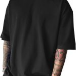 Men's Fashion Oversized Tshirts Workout Short Sve T-Shirt Dry Fit Lightweight Crewneck Tee Tops