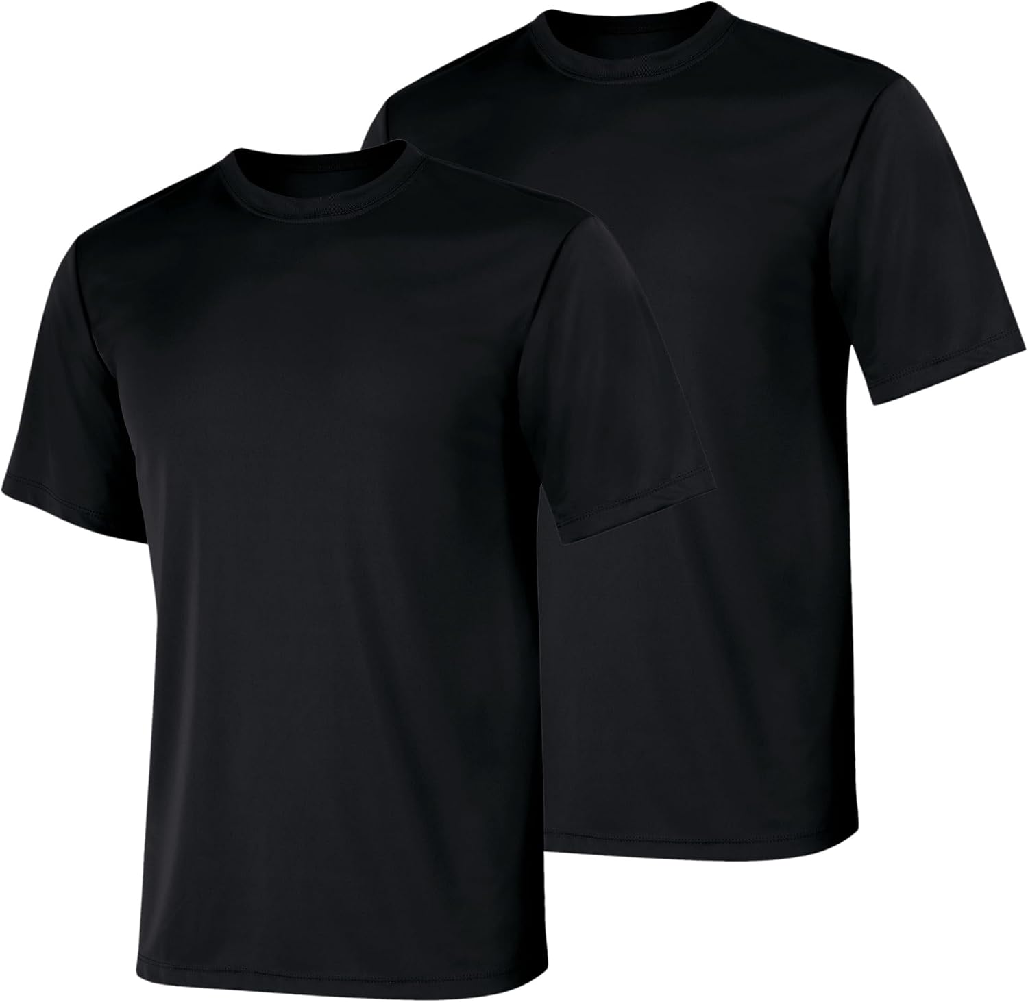 61CRxQUZ3JL._AC_SL1500_.jpg Men's Cool Dri Performance T-Shirt, Moisture-Wicking Short Sve Tee, 40+ UPF Protection, 2 Or 5 Pack - Image 1