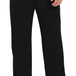Men's Joggers Sweatpants Open Bottom Straight Leg Casual Loose Fit Running Athletic Jersey Pants with Pockets