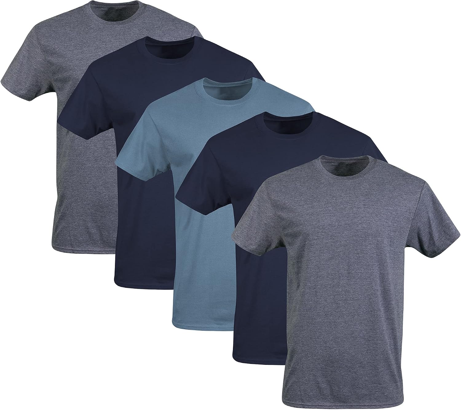 81ItG4mkmHS._AC_SL1500_.jpg Men's Crew T-Shirts, Multipack - Image 1