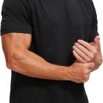 Mens Lightweight Athletic T-Shirts Moisture Wicking Running Workout Shirt Short Sve Gym Tops