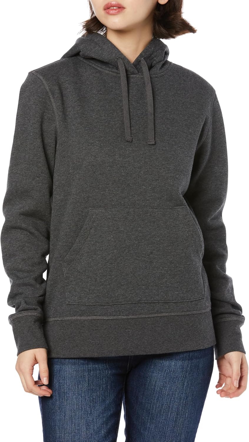 81izBDrlFDL._AC_SL1500_.jpg Women's Regular-Fit Brushed Back Fleece Pullover Hoodie (Available in Plus Size) - Image 1